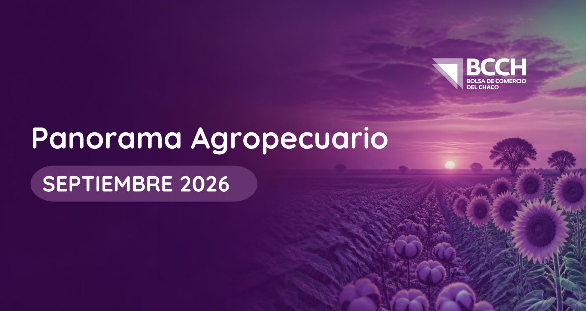 Encabezado del Informe Mensual Panorama Agropecuario Chaqueño de la Bolsa de Comercio del Chaco, septiembre 2026
